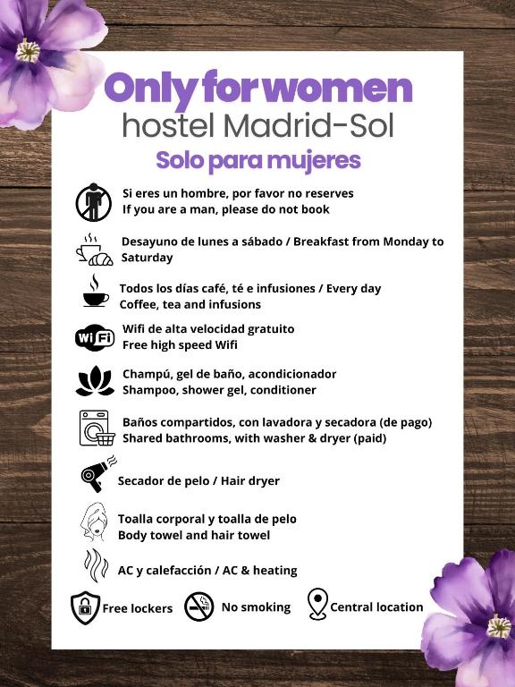 Only for Women Hostel Madrid-Sol - 2