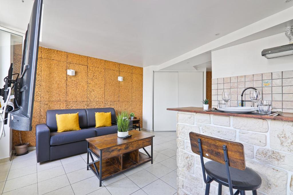 Studio Apartment Quartier Austerlitz Free Netflix - 4