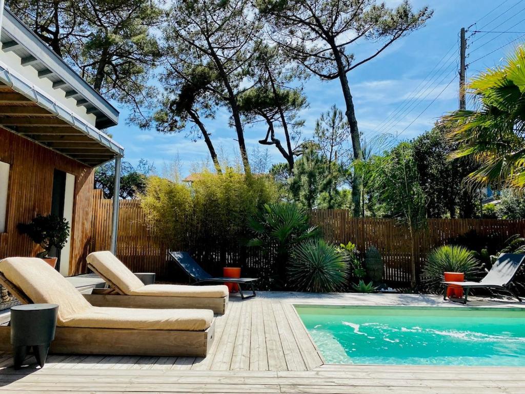 Villa classée 5 étoiles 200m de la plage piscine chauffée 5 vélos - 2