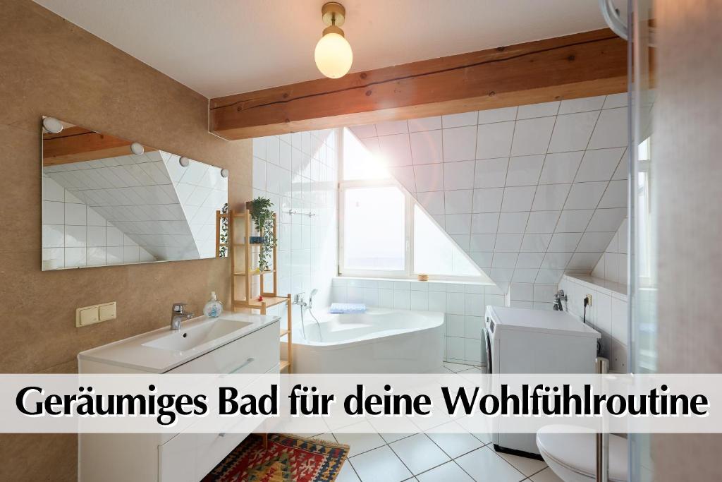 Helle 72qm Maisonette Wohnung im Herzen Erfurts mit Kingsize Bett Smart-TV etc 전경