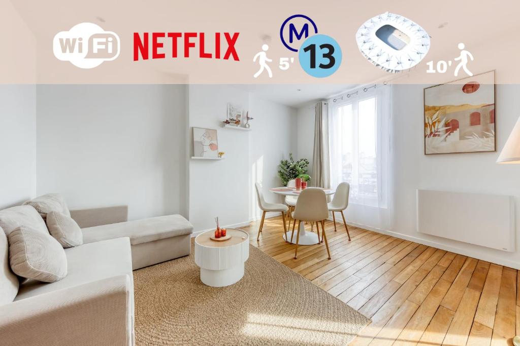 L'Eden - Porte de Paris - 10 min Stade de France, Saint-Denis