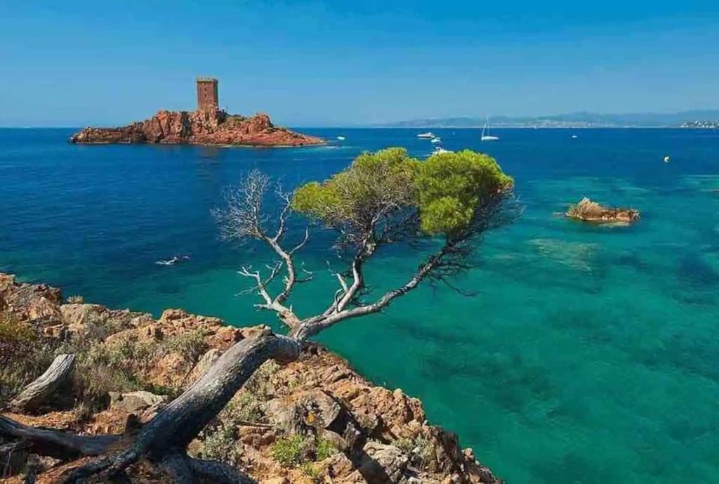 Soleil & sable-Fréjus appt 4 pers-Classé 3-Clim - 5