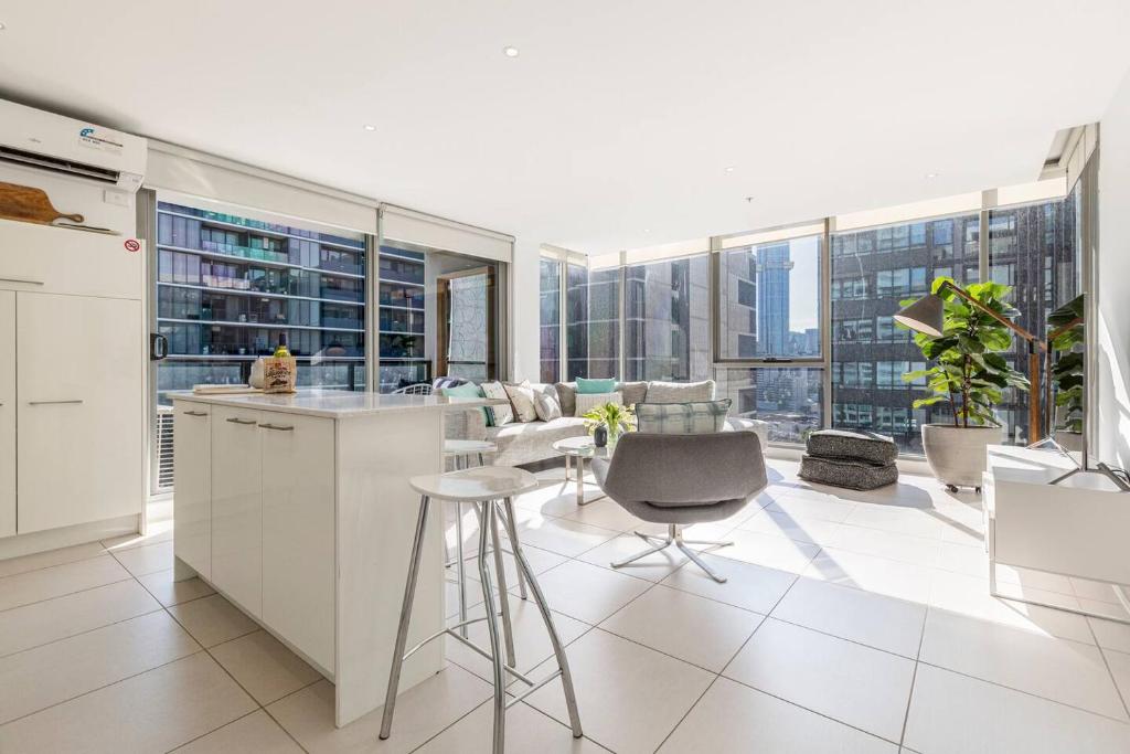 Sol Dorcas - Sunny CBD Stay by Botanic Gardens, Melbourne