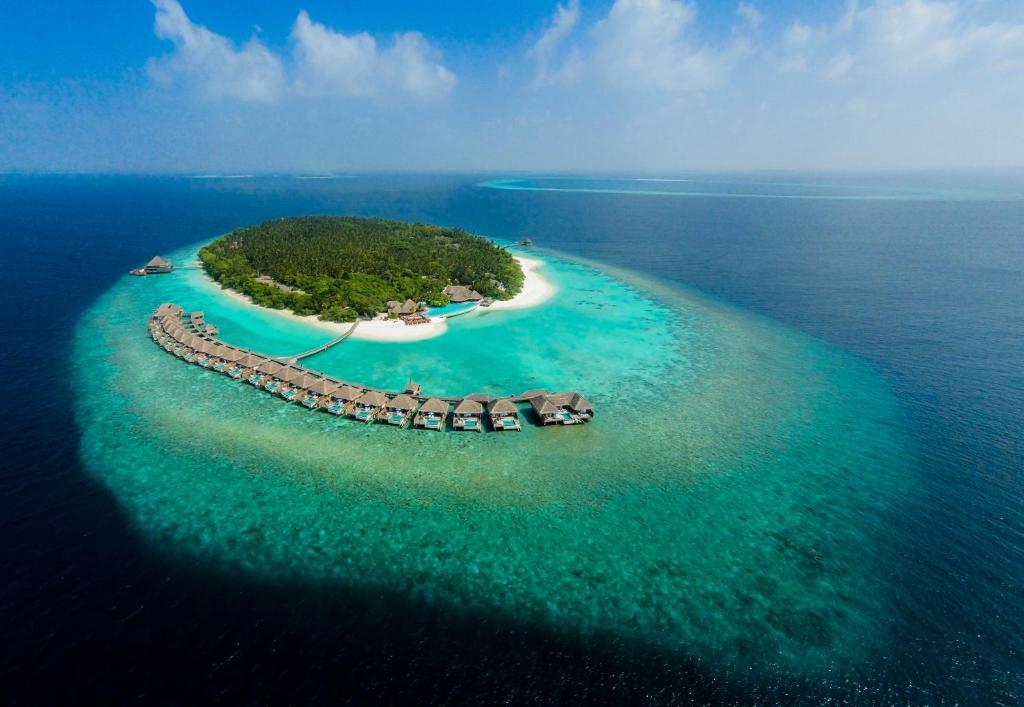 Exterior view, Dusit Thani Maldives in Maldive Islands