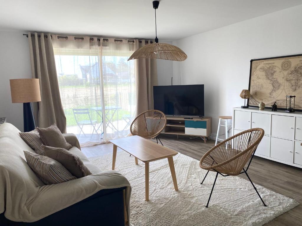 Le Lanroz beau T2 dans résidence privée Lambezellec, Brest