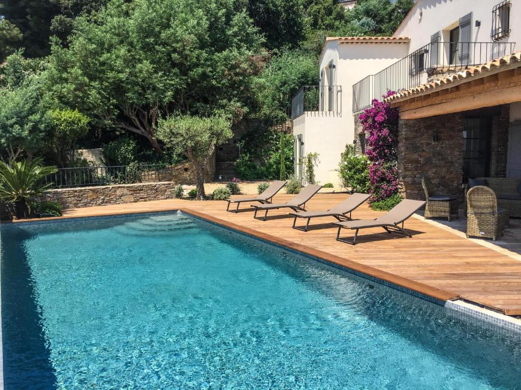 Villa Soleil d'Or, golfe de St Tropez, vue mer panoramique - 4