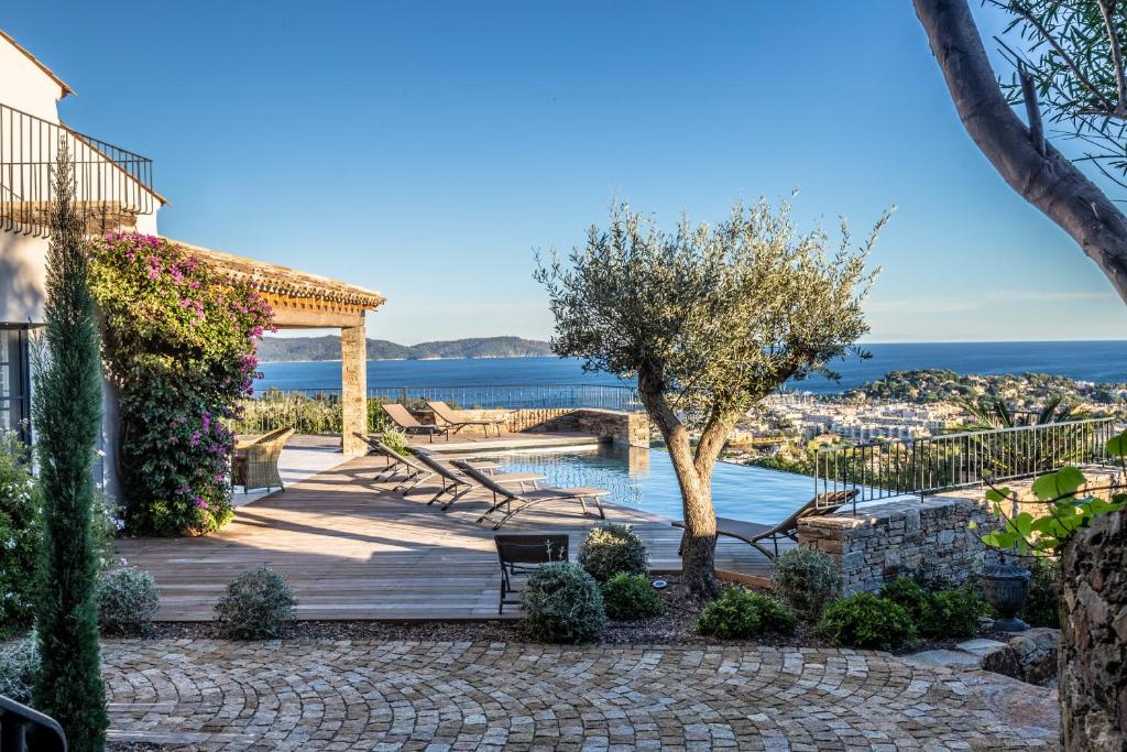 Villa Soleil d'Or, golfe de St Tropez, vue mer panoramique - 1