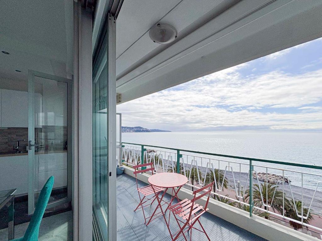 Promenade des Anglais - Vue Mer, AC, 2pers - 2