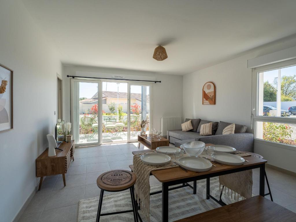 Appartement T4 lumineux à Biscarrosse - 6 à 8 pers. - Parking inclus - FR-1-319-599 - 1