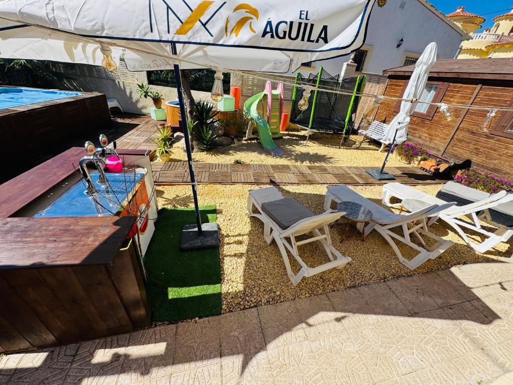 Calpe chalet privado piscina a 5min de la playa y centro jacuzzi barbacoa wifi aire - 3