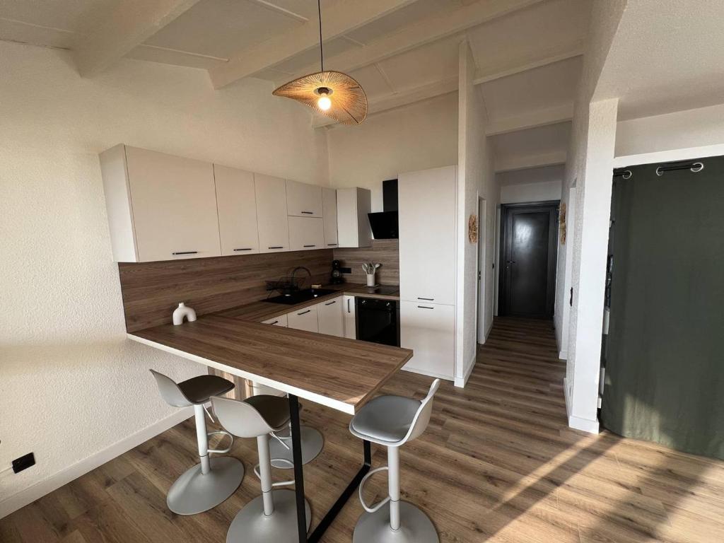 Villa T3 rénovée, 4 pers, face mer, clim, WiFi, Port Leucate - FR-1-81-633 - 2