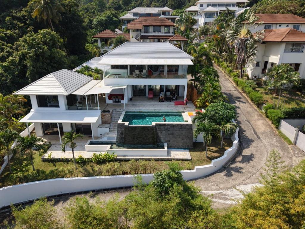 Steberg 6, Villa with sea view in Meanam, Amphoe Koh Samui