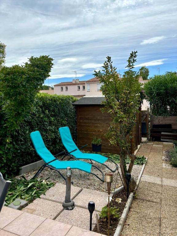 Maisonnette Paisible dans la pinède - 4pers - Parking - Proche centre de tennis - Plage - Histoire de clés - 2