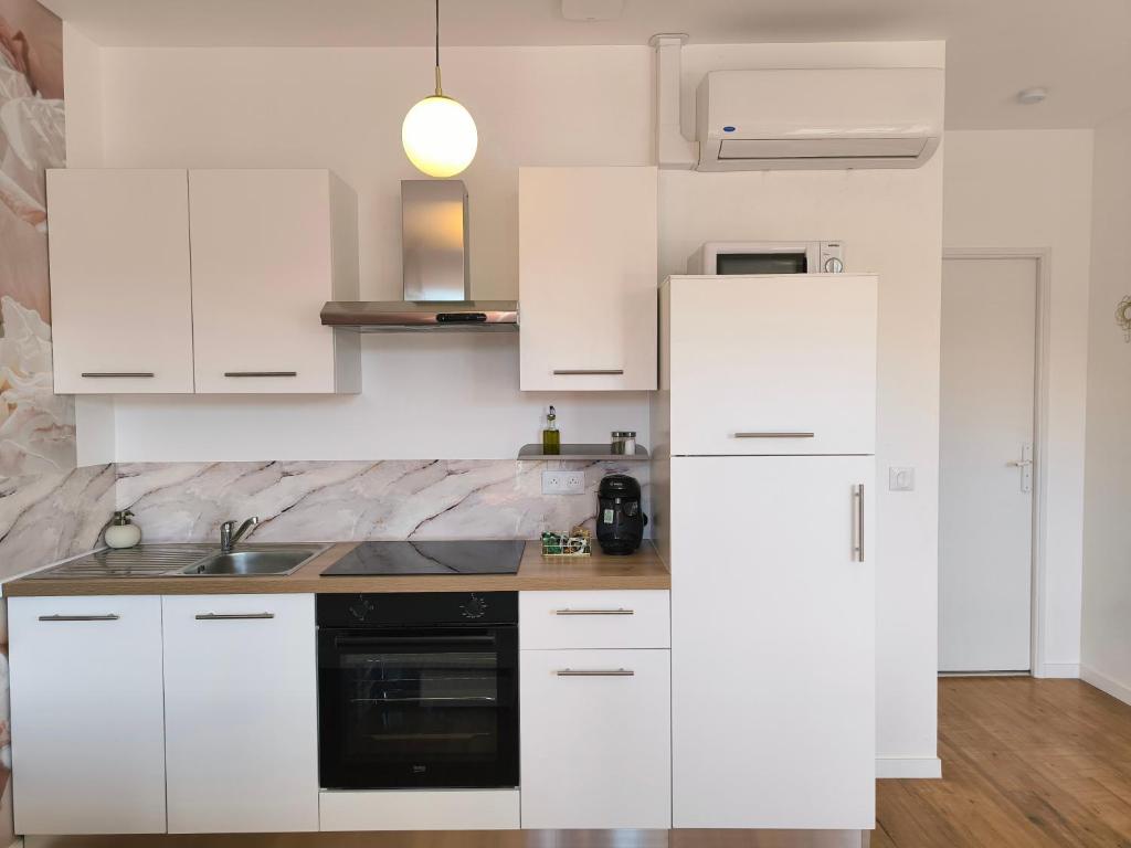 Studio L'éclat vue sur rhône, CNPE, accès direct via rhona, clim - 4