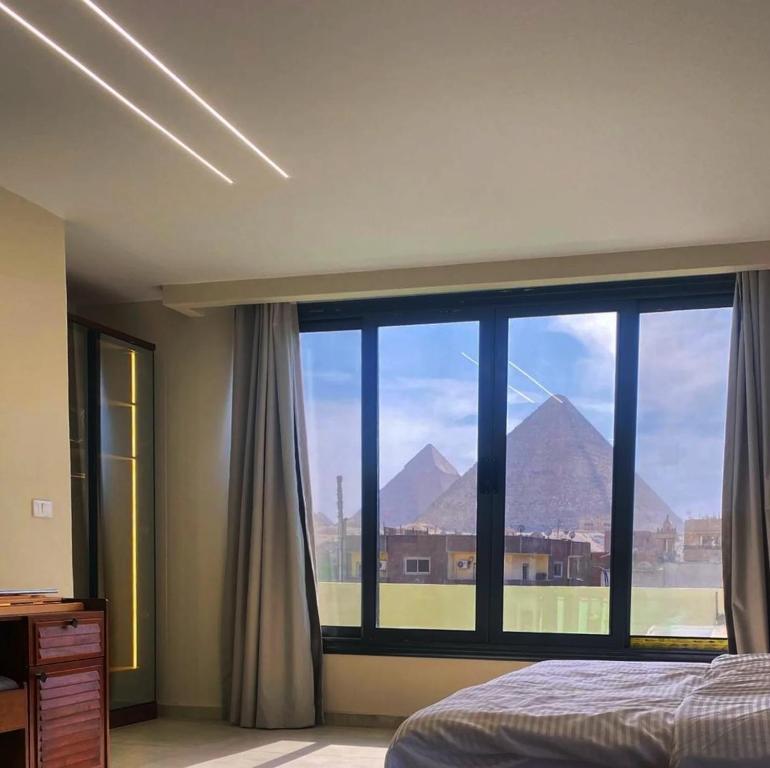 Z pyramids view, Káhira