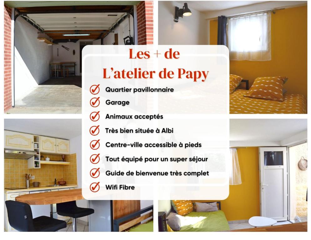 L'atelier de Papy d'Albi - Parking - Centre Albi accessible à pied - 3