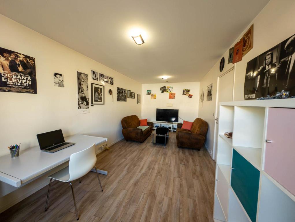 Chambre-Salon avec Terrasse sur Jardin - 3