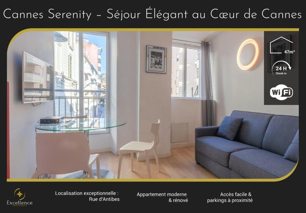 Appartement 1 chambre climatisé – Rue d’Antibes Cannes - 1