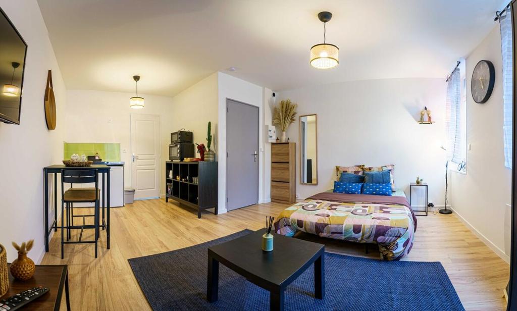 Confortable studio 2 Pers wifi, Saint-Quentin