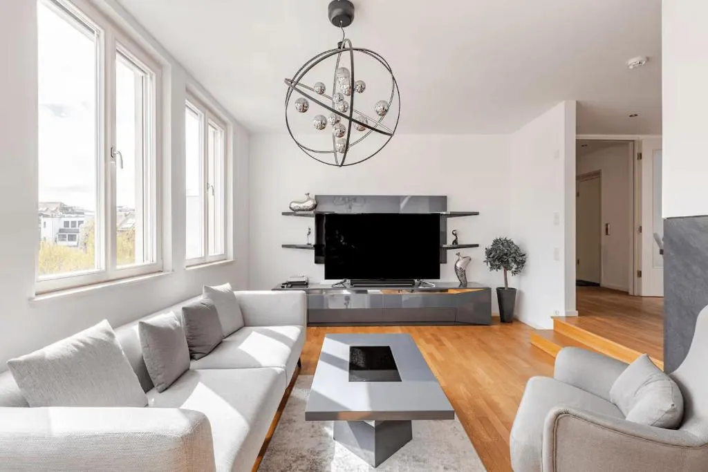 10-12 Personen - Luxus Penthouse Leipzig Zentrum - Thomaskirche，位于莱比锡的酒店