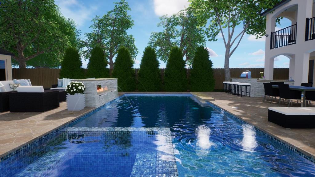 GORGEOUS 5-bd 4ba w Pool, Hot Tub, 2 kitchens, & Game Room Near Dallas Airports!, Irving