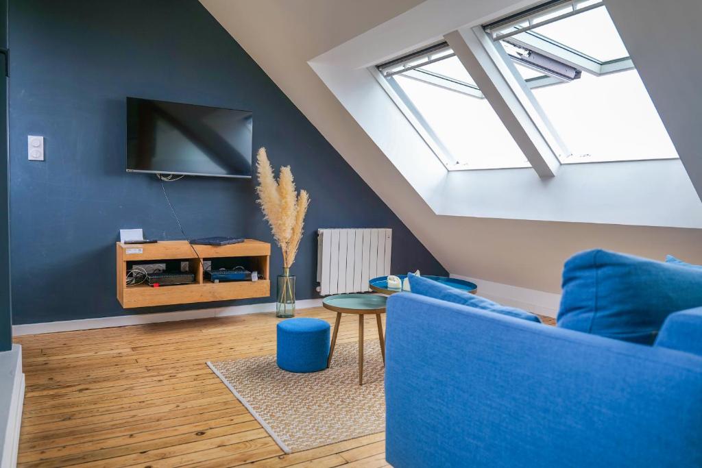 Appartement très lumineux - vue sur la ville - 4 personnes, Angers