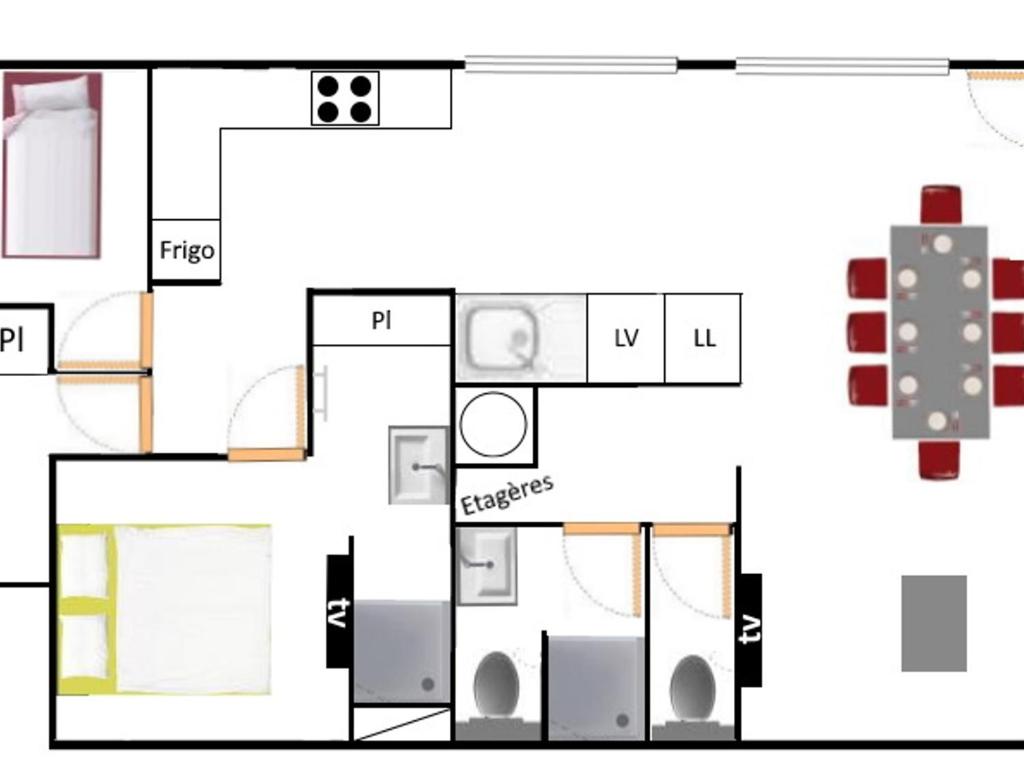 Appartement rénové pour 8 pers. à Aussois - 2