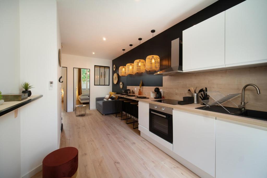 Appartement climatisé 2 chambres avec parking à 10min à pieds de la Gare St Charles - 3