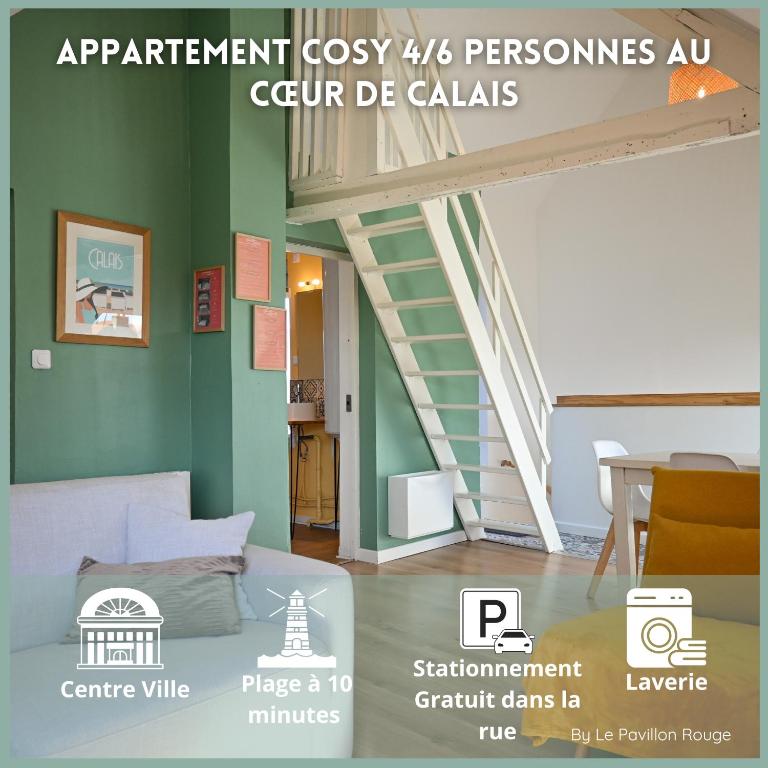 Calais BoisBlanc 4-6 personnes Centre Ville - 1