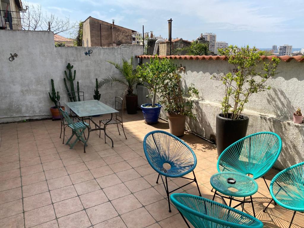 Maison, 2chambres, gde terrasse, prox SNCF, friche et Vieux Port - 2