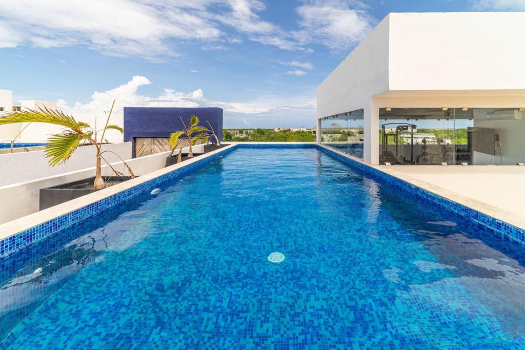 Lux 2 BD w Balcony, Rooftop Pool in Aldea Zama, Tulum