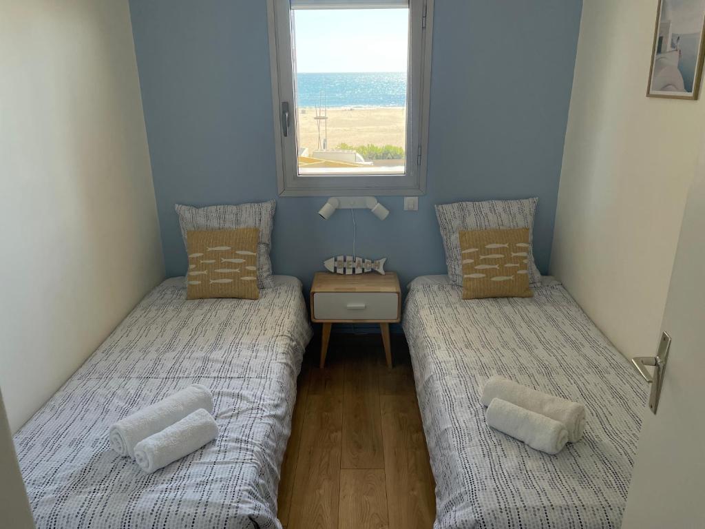 Bel appartement vue mer accès direct plage, wifi fibre gratuit - 2