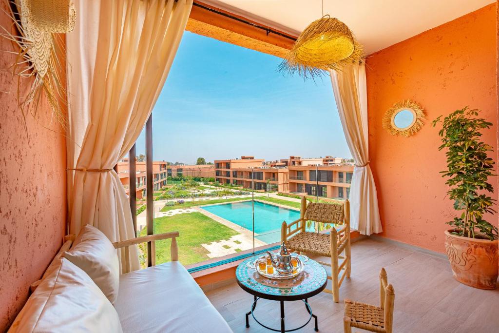 Évasion à NORIA - Vue Piscine et Charme Local, Marakéš