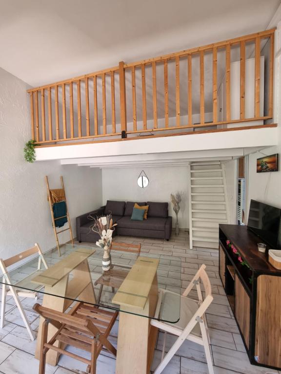 Loft studio avec mezzanine, limitrophe Monaco - 5