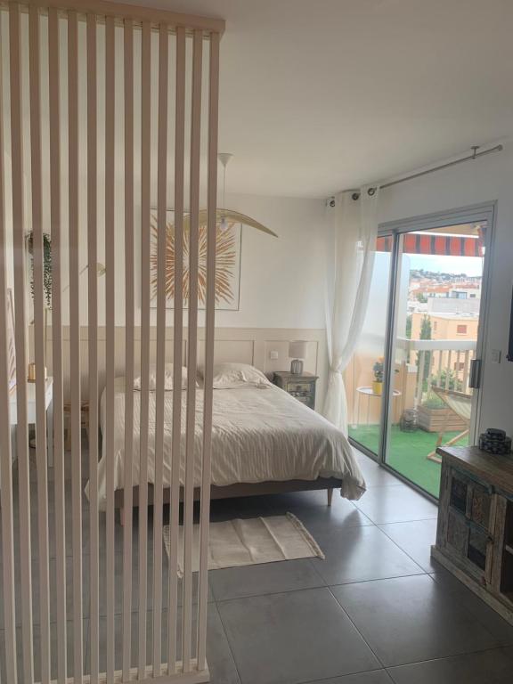 Appartement Eléa, Vue sur Mer, T1 sur Fréjus à 150m des plages - 5