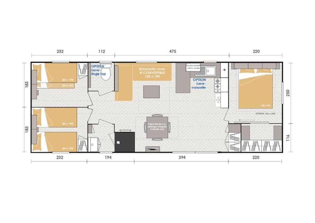 Superbe Mobil home 6-8 personnes (57) - 3