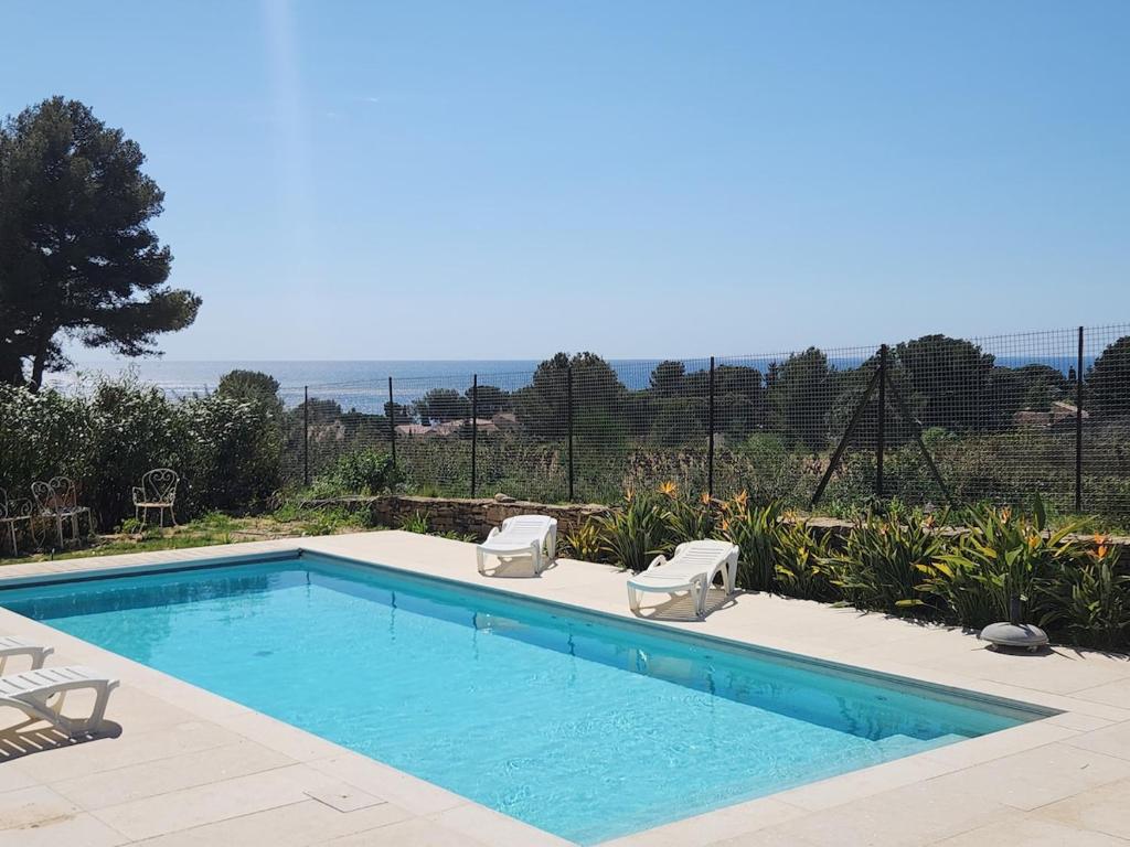 Villa vue mer dans un cadre enchanteur, Les Lecques