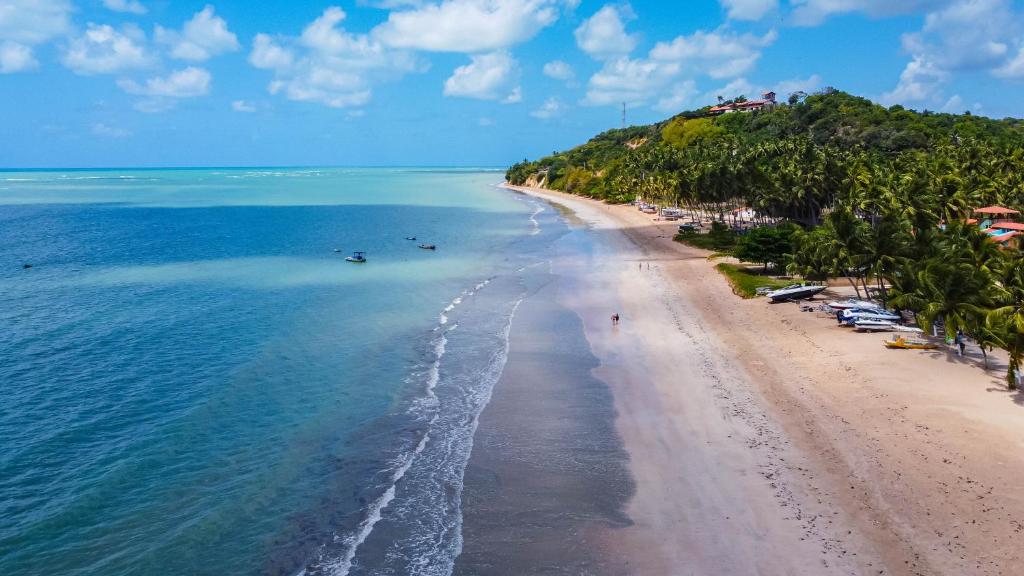 Beach, Pousada Badejo in Japaratinga