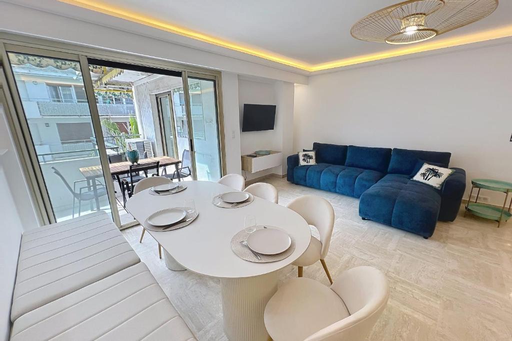 Wide and sunny 3 BR 2 Baths heart of Cannes gorgeous terrace city ctr - 1