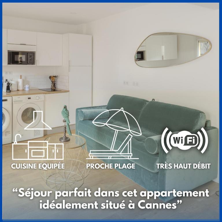 Modern and renovated apartments next to the CROISETTE and PALAIS DES FESTIVALS - 3