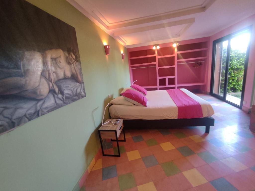 Chambre Rose Opale, Riad 9 Couple only au village naturiste - 2