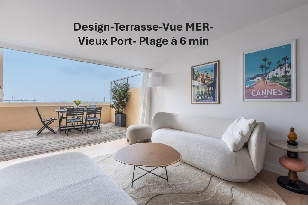 Luxueux 3 chambres TERRASSE vue MER, FELIX FAURE- FORVILLE A3B047, Cannes