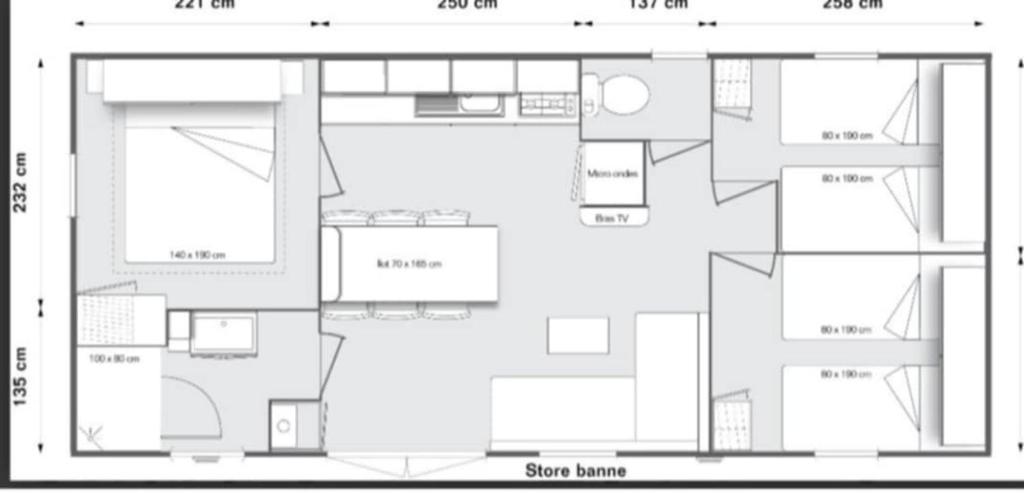 Mobil home 6p à Lacanau Océan - 3