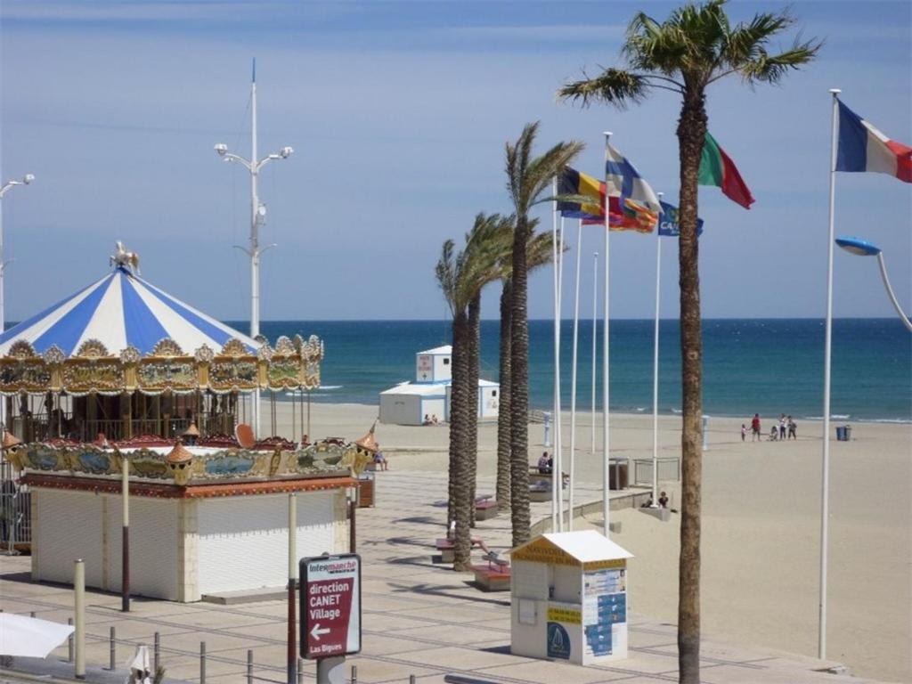 Studio-Alcôve avec balcon vue mer, 4 pers, centre-ville - FR-1-750-88, Canet-en-Roussillon