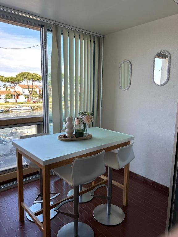 Appt t2 cabine parking privée superbe vue canal - 4