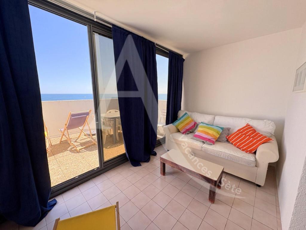 STUDIO VUE MER AVEC PKG, PISCINE, TENNIS, PLAGE DIRECT, Sète