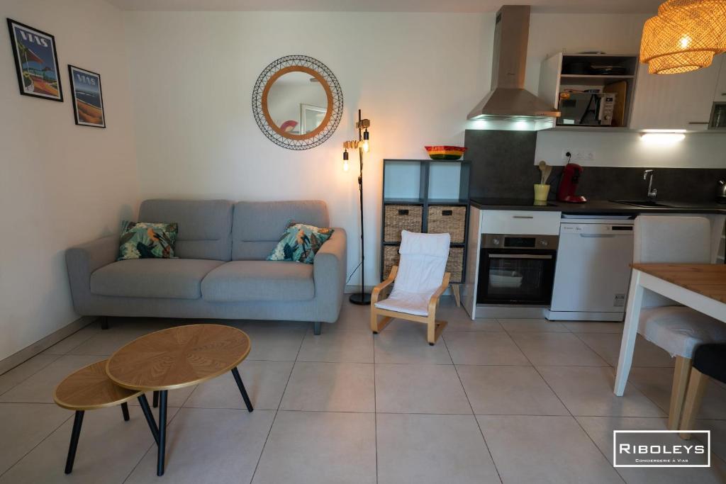 Riboleys - Villa T3 à 400m de la mer avec piscine - 4