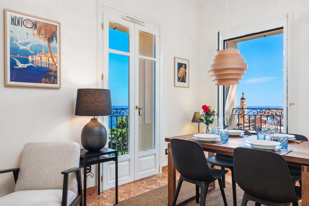 MAISON GARAVAN - Somptueux 2 pièces - Vue Mer - Menton - 4