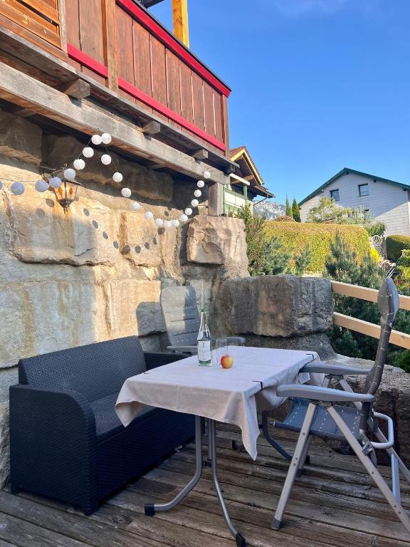 Hasenchalet Ruhpolding, Whg2 50m2, Badewanne, Chiemgau-Karte - 4