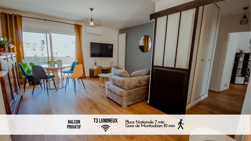 Chez Amélie T3 Lumineux Montauban, Montauban